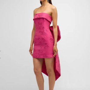 Rebecca Vallance  Matchmaker Strapless Bow Minidress